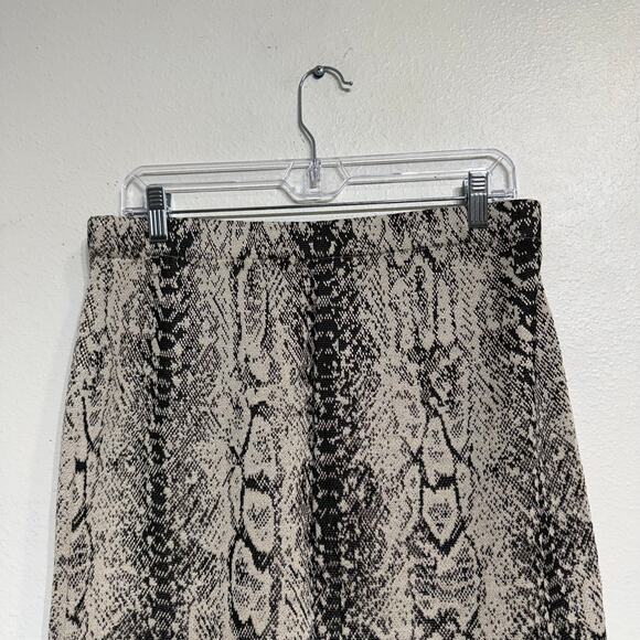 St. John Python Print Midi Skirt Sz 12 - Picture 7 of 11